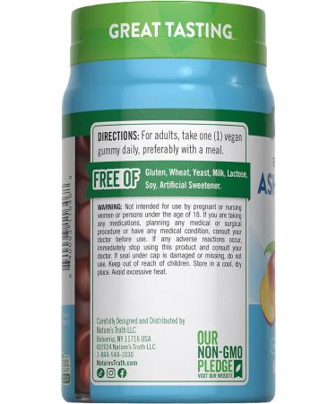 Nature's Truth Ashwagandha Gummies | 60 Count | Tropical Flavor | Vegan, Non-GMO, & Gluten Free Supplement 60 Count (Pack of 1) - Buy Online on GoSupps.com