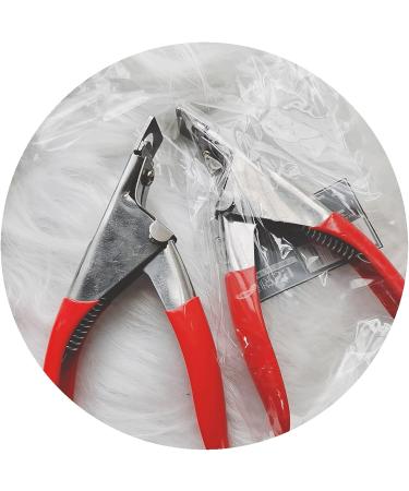 QXSJEDYCH Nail Clippers 13.5 * 10cm U-Shaped False Tips Scissors Trimmer Red/Pink Round/Square Shapemake Manicure Tools Nail Clipper Cutter Nails - Buy Online on GoSupps.com