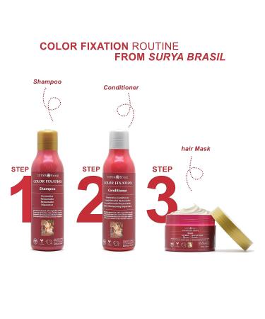 Surya Brasil Color Fixation Restorative Conditioner 8.45 oz - Vegan & Cruelty-Free - Buy Online on GoSupps.com