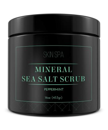 Mineral Sea Salt Soak - Peppermint 16oz (453gr)