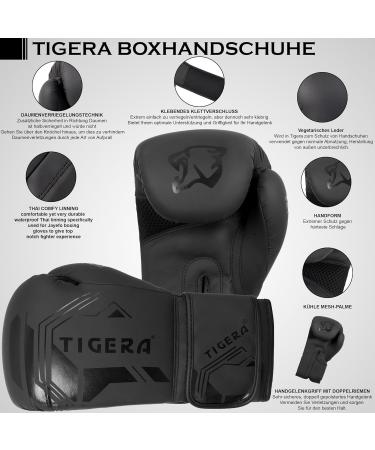 Tigera Boxing Gloves for Men & Women - 10oz Pro Punching Mitts for MMA Muay Thai Kickboxing & Heavy Bag Training - Buy Online on GoSupps.com