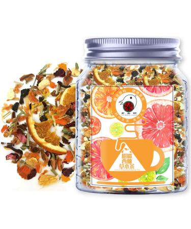 Plant Gift Sweetheart Peach Herbal Tea hibiscus health tea white roselle peach strawberry apple orange peel chrysanthemum loose leaf in iced tea and hot tea 70 g25oz