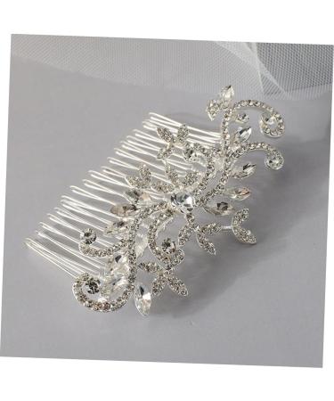 DOITOOL Wedding Hair Accessories Hair Side Combs Bridal Hair Comb Wedding Hair Comb Hair Combs for Wedding Decor Wedding Accessories for Brides White Rhinestones Rhinestone Hair Prom Miss - Buy Online on GoSupps.com