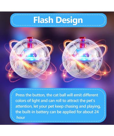 Ghost Hunting Cat Ball Toy - LED Light Interactive Pet Toy for Cats and Dogs - 6 Piece Set - Buy Online on GoSupps.com