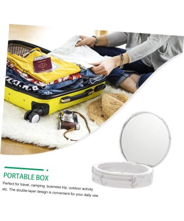 Beavorty 4 Pcs Storage Box Cosmetic Travel Containers DIY Powder Case Loose Cosmetic Powder Case Eye Shadow 7.4X7.4X1.85CMx2pcs Assorted Colorx2pcs - Buy Online on GoSupps.com