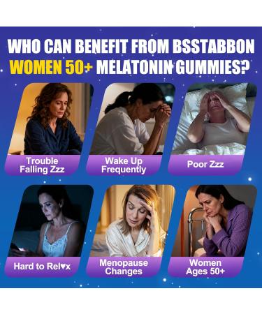 Melatonin 10mg Gummies for Women Over 50: Maximum Strength Plus Magnesium Ashwagandha Elderberry L-Theanine Chamomile Lavender Vitamins D3 for Zzz - Non-Habit Forming for Women 50+(120Count) Mixed Berries 60 Count (Pack of 2) - Buy Online on GoSupps.com
