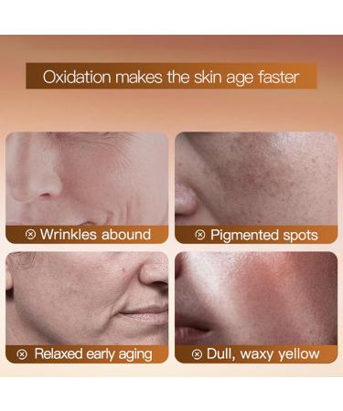 Crsetmyth 2 pieces vitamin C essence for face essence vitamin C for skin moisturizing nourishing facial serum with vitamin C skin lightening and firming essence plumps the skin - Buy Online on GoSupps.com