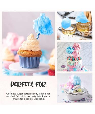 Baking Beauty and Beyond Premium Floss Sugar for Cotton Candy - 800g Bulk Floss Sugar with Natural Ingredients - Original Blue Flavor for Every Occasion - Buy Online on GoSupps.com