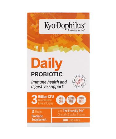 Kyolic Kyo-Dophilus Daily Probiotic 180 Capsules