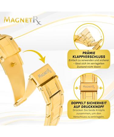 Magnetrx Titan Magnet Hardship for Men | Triple Strength Magnetic Tape with High-Quality Folding Cap & Adjustable Length - SIST TOOL (Gold) - Buy Online on GoSupps.com