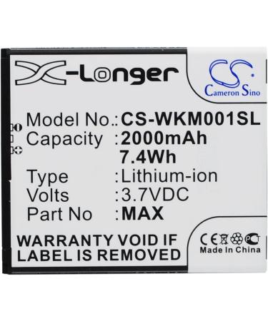 Buy Compatible Wiko L5503AE Battery - Wax Rainbow 4G & Wax Replacement | Fast International Shipping - Buy Online on GoSupps.com