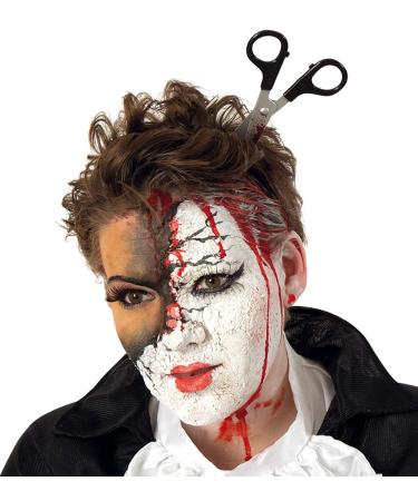 KarnevalsTeufel Halloween Make-Up Set | Aqua Make-Up Colors & Theater Spray for Splitted Skin - International Shipping Available - Buy Online on GoSupps.com