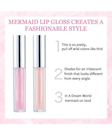 SAVOSWEET Set of 2 glitter lip glosses for girls - Diamond Shimmer Metallic Liquid Lipstick - Moisturizing glitter - With a fresh texture - For women and girls - Buy Online on GoSupps.com