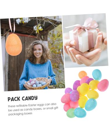 WHAMVOX 20pcs Open Shell Eggs Ornament Boxes Basket Decor Easter Party Favors Supplies Toy Egg Shape 1 - Buy Online on GoSupps.com