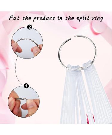 200 Pieces Nail Stick Display - Suprrow Nail Art Tips Polish Rings & Number Stickers for DIY Nail Studios | Transparent Design - Buy Online on GoSupps.com