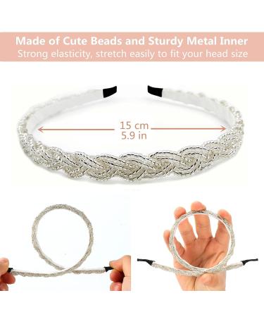 Crystal Bead Headband Set - Women's Fashion Hair Accessories - Buy Online on GoSupps.com