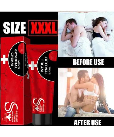 Men's Energy Strength Massage Cream - Mens External Cream XXXL 50ml - Vitality Boost Cream - Buy Online on GoSupps.com