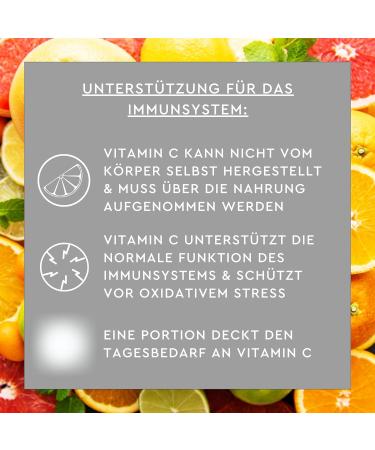 Sunlife Vitamin C Powder 100g - High Dose Pure L-Ascorbic Acid with Lemon Taste - Immune Support & Cell Protection Dietary Supplement - Includes Measuring Spoon - Buy Online on GoSupps.com