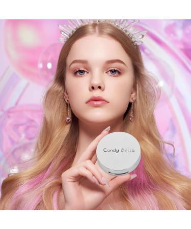 SAVOSWEET Jelly Makeup Fixing Powder Transparent 10g Pressed Powder Compact Powder with Mirror and Powder Brush Round with Random Color Face Powder for Oil Control - Buy Online on GoSupps.com