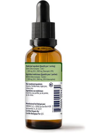 Vimergy USDA Organic Olive Leaf Extract - Immune Support & Antioxidant - 115ml - Buy Online on GoSupps.com