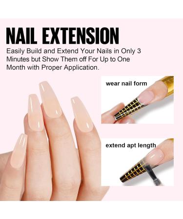 Tomicca 5-in-1 Nude-Rosa Builder Nail Gel 15ml | UV/LED Gel for Nail Extensions Strengthening & Design - Buy Online on GoSupps.com