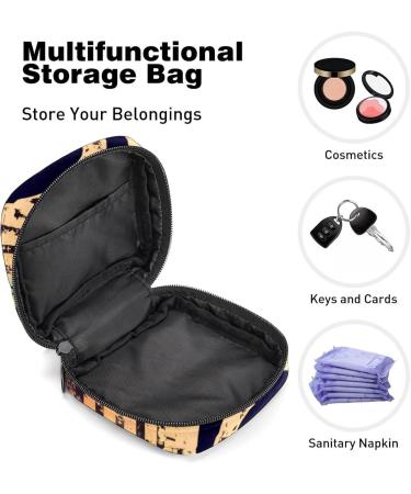 Large Capacity Dark Dragonfly Storage Bags for Women's Bandages Menstrual Cups & Makeup - Organizer for Travel - 4.7x6.6x6.6 in - Buy Online on GoSupps.com