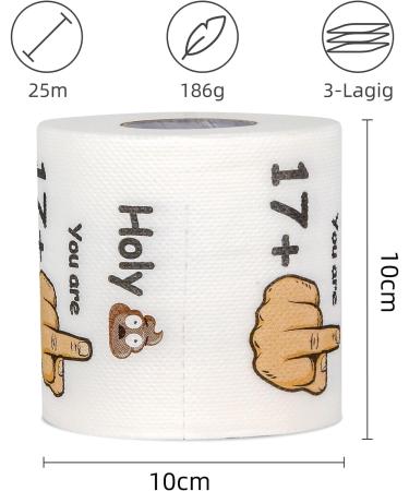 Original Funny Toilet Paper - 30th Birthday Gift for Him & Her - 29 + 1 Joke Decoration - 250 Soft Sheets - International Shipping Available - Buy Online on GoSupps.com