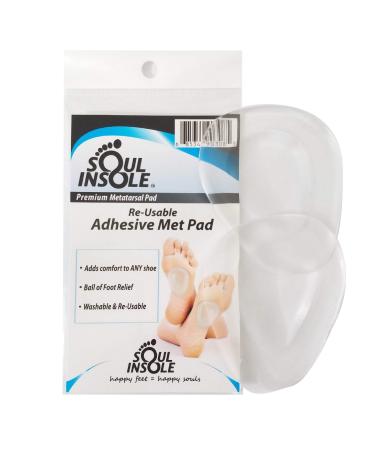 Soul Insole Premium Metatarsal Pad  Self-Sticking and Re-Usable