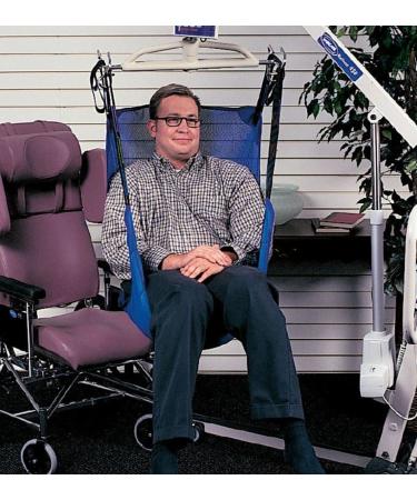 Invacare Full Body Sling with Commode Opening - Medium, Polyester, R114 Binding Purple - Buy Online on GoSupps.com