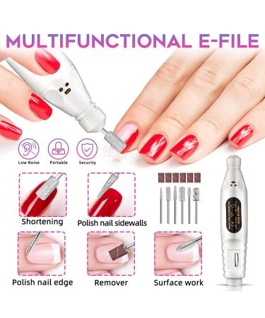 Professional Acrylic Nail Kit for Beginners - Glitter Powder Set with Nail Drill & UV LED Lamp - Buy Online on GoSupps.com