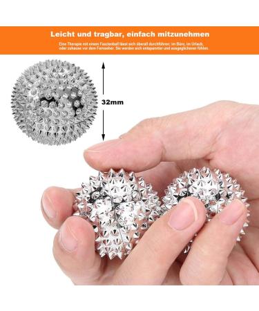 2 Magnetic Acupressure Balls & 5 Rings & 2 Bracelets - Stress Relief Massage Tools - Buy Online on GoSupps.com