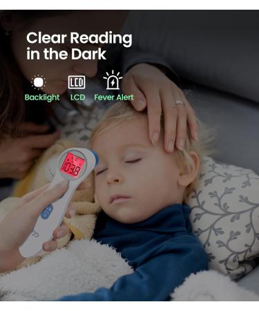Femometer Forehead Thermometer for Adults and Kids - Digital Infrared, Fever Alarm, 1s Reading, No-touch, Accurate - Buy Online on GoSupps.com