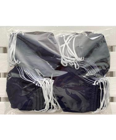 Gl cksschmiedin Fabric Masks for Adults - 3-Layer Cotton Breathable Washable Adjustable Fit | Set of 5 & 50 in Black White & Colorful Designs - Buy Online on GoSupps.com