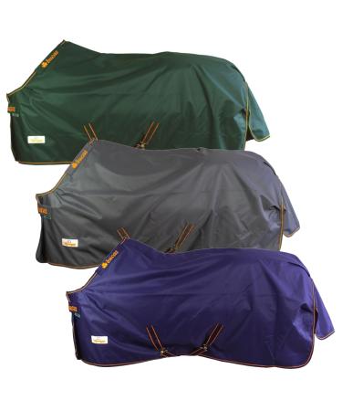 Marengos by Bucas - Weidedecke Stay -Dry 1200d Irish Turnout |Rain blanket & transition ceiling |Breathable & waterproof outdoor ceiling with inner lining & crossing |Green/orange in size 145cm green/orange 145cm (Stay-Dry)