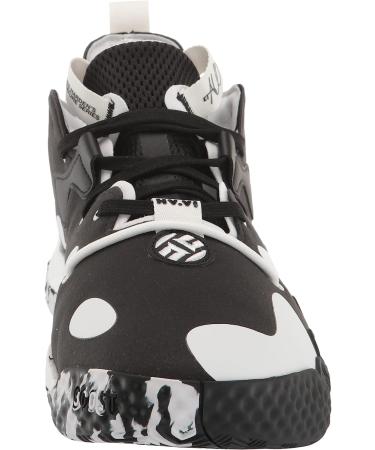 adidas Harden Vol. 6 Basketball Shoe - Unisex, Black/White, Size 17 Women/12 Men - Buy Online on GoSupps.com