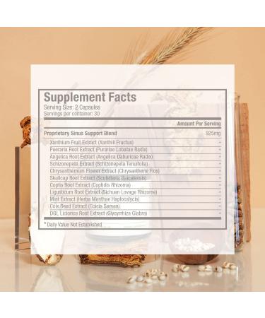 Plant People Sinus Support - USDA Organic & Vegan Supplement for Healthy Immune Response | 60 Capsules - Buy Online on GoSupps.com
