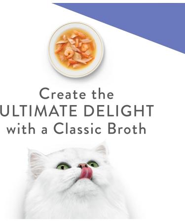 Fancy Feast Classic Broths Cat Food Complement Tuna Shrimp & Whitefish - 40 g Pouch (16 Pack) Tune Shrimp & Whitefish 16 - Buy Online on GoSupps.com
