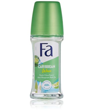 Fa Deodorant 1.7 Ounce Roll-On Caribbean Lemon (50ml)