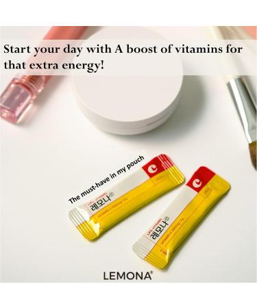 Kyung Nam Pharm LEMONA Official with Vitamin C 500mg, 190 Sticks, Vitamin B6 & B2, Easy to Take for Daily Energy Boost and Immune Support Korean Food, Lemon Flavored - 190 Sticks - Buy Online on GoSupps.com