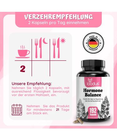 192 PMS Capsules | 13 Coordinated Ingredients | Loodus Women's Hormone Balance Complex with Myo-Inositol Acetyl-L-Carnitine & B6 - Buy Online on GoSupps.com