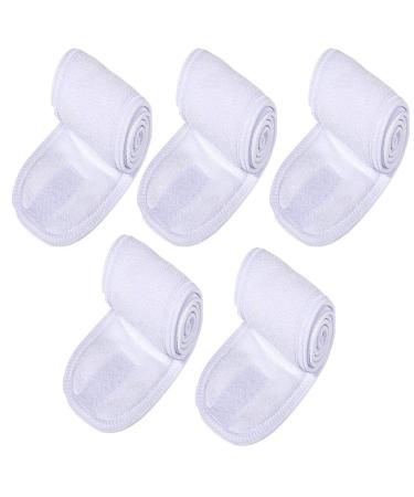 BallHull 8 Pcs Women Headbands - Adjustable Spa Facial & Makeup Headbands in Black White - Stretch Terry Cloth for Bath, Makeup, and Sport - Buy Online on GoSupps.com