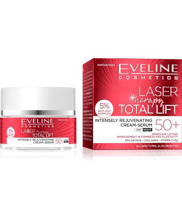 Eveline Cosmetics Cream SERUM LASER THERAPY TOTAL LIFT 50+ - Buy Online on GoSupps.com