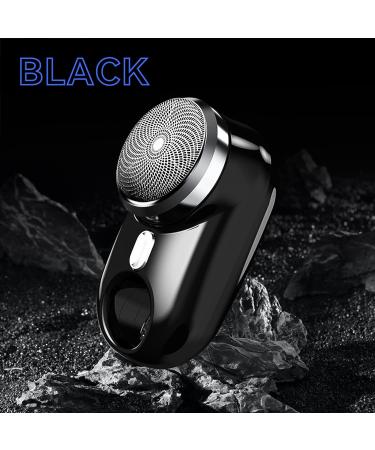 2023 Mini Electric Razor for Men - Portable Foil Shaver for Wet Dry Shaving - USB Rechargeable Pocket Size Shaver for Home, Car, and Travel - Easy One-Button Operation - Black - Buy Online on GoSupps.com