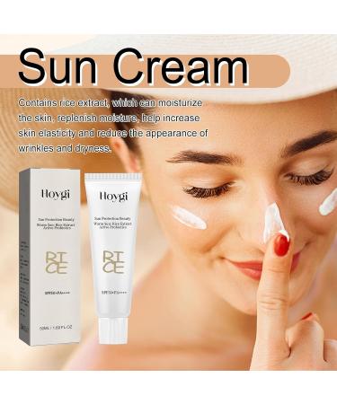 Buy SPF50 Korean Sun Protection Cream - Nourishing Rice Sunscreen PA+++ UV Defense for All Skin Types 1.7 Fl Oz - Buy Online on GoSupps.com
