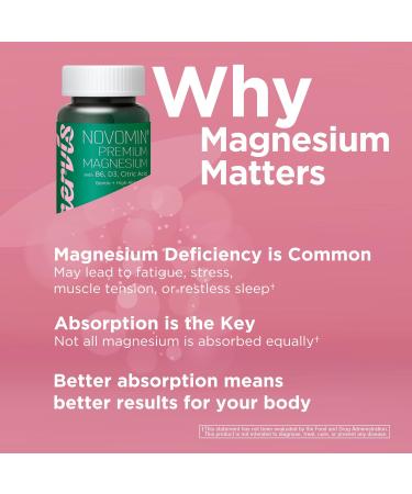 Premium Magnesium Glycinate Sleep & Mood Support with B6 D3 & Citric Acid Gentle High-Absorption Premium Formula for Relaxation Calm & Balance 60 Veg Caps by Innervis Nutrition - Buy Online on GoSupps.com