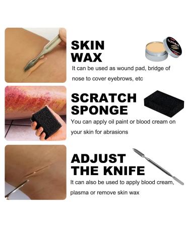 Ultimate Halloween SFX Makeup Kit | Fake Blood Scars Wax & Special Effects Essentials for Parties - Buy Online on GoSupps.com