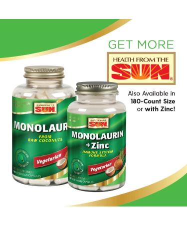 Monolaurin 90 Veggie Capsules - Nature's Life | Immune Support & Antimicrobial - Buy Online on GoSupps.com