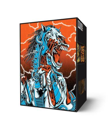 Liquid Death Squeezed To Death Sparkling Water 8-Pack - Orange Flavored Low Calorie & Low Sugar - 19.2oz Cans for International Shipping - Buy Online on GoSupps.com