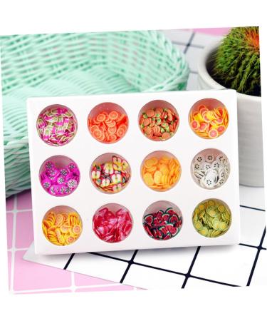 FOMIYES 2 Sets 3d Nail Art Stickers Kawaii Resin Charms Resin Beads Flatback Fruit Slices for Nail Slice Decorations Resin Nail Art Fruit Slices Nail Art Button Manicure - Buy Online on GoSupps.com