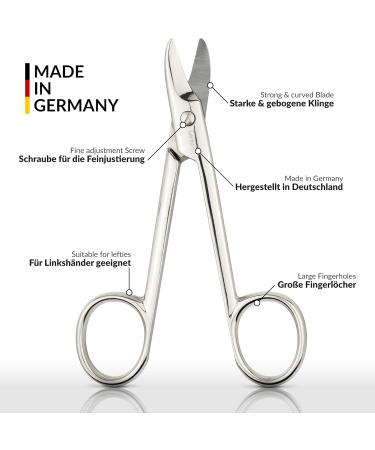 marQus Toenail Scissors - Precision Cutting Made in Germany | Sharp Blades & Protective Case | Ideal for Perfect Toenails - Buy Online on GoSupps.com
